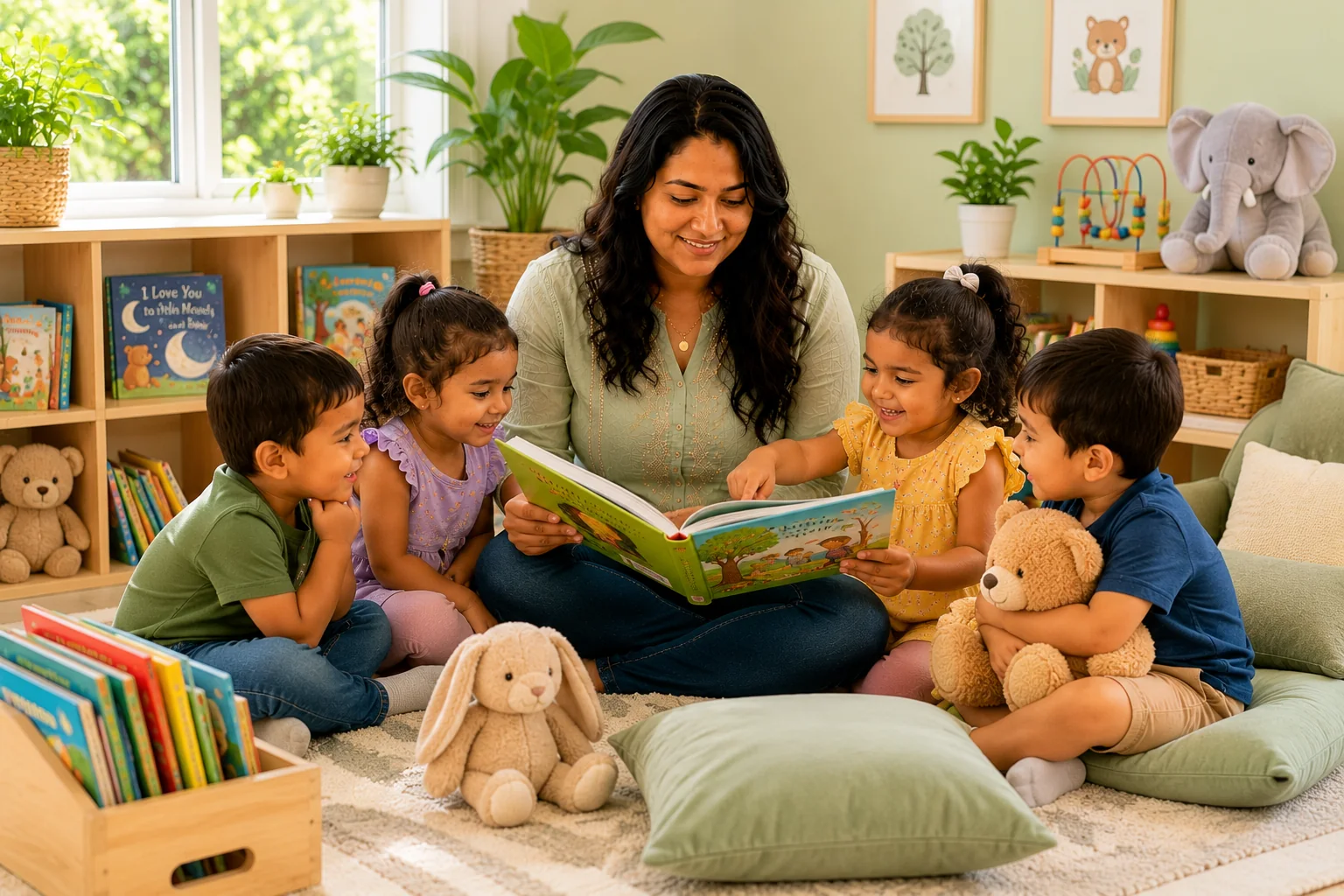 Early literacy and storytime activities for preschool children